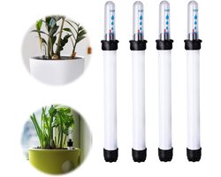 Bodemvochtigheidsmeter - 4 Stuks - Plantenwaterniveau-Indicator - Test Voor Binnen- En Buitenbewatering Van Planten - Wit
