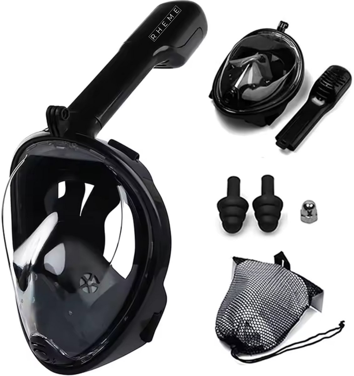 Snorkelmasker - Duik Masker - Snorkelen - Watersport - Duikbril met Snorkel - Duiken - One Size - Rheme