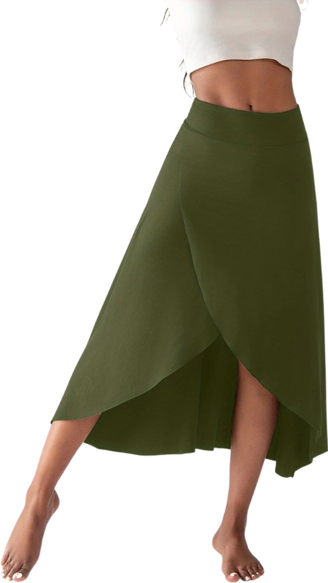 Nivard Broekrok Dames Skort Korte Broek Culotte Wandelrok Groen