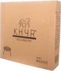Kartonnen verpakking van de KHYR Volcano Pit met logo en productinformatie.
