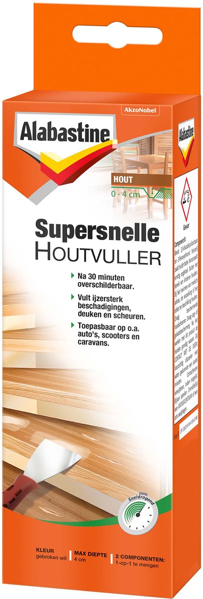 Alabastine - Supersnelle Houtvuller - 150 G