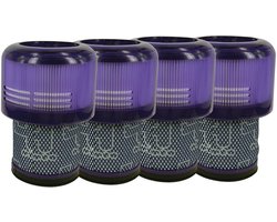 Multaparts® HEPA Filter cassette (set a 4 stuks) geschikt voor Dyson V11 & V15 - Wasbaar - | Gemaakt van duurzaam katoen en eenvoudig te reinigen | Meet op voor je besteld | Vervanger voor Dyson 970013-02