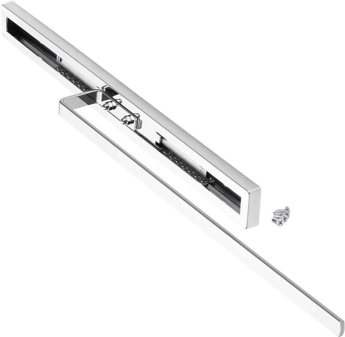 SOTECH handdoekuittrekelement ELEGANCE chroom 1-arm 415 mm ingestoken, 715 mm uitgeschoven handdoekhouder
