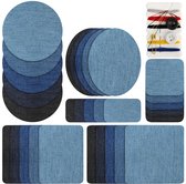 Opstrijkbare reparatiepatches voor jeans 30 stuks