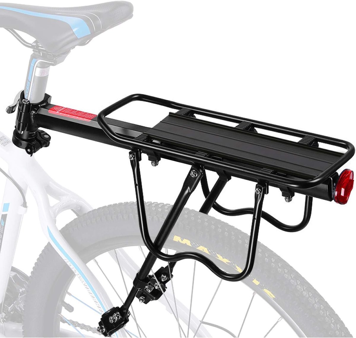 Bagagedrager Fiets Verlenger - Fietsrek Achter - Mountainbike - Racefiets Fietszadeldrager - Bagagedrager Fiets Mountainbike/Stadsfiets - aluminiumlegering