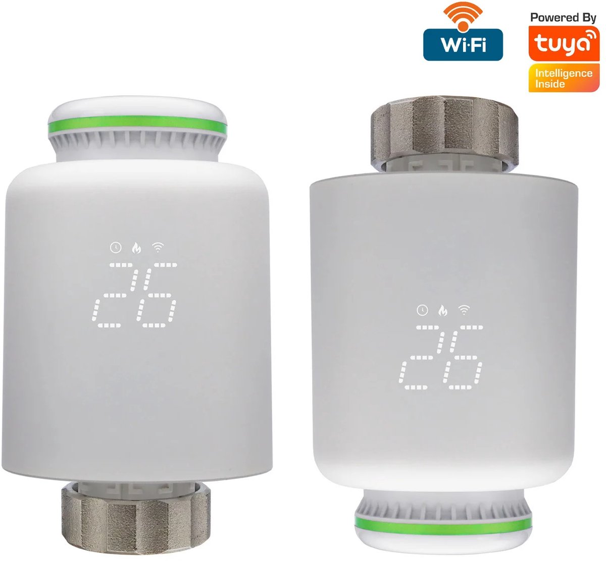 Quality Heating Wifi Slimme radiatorknop - Thermostatische Radiatorkraan - Thermostaatknoppen - Slimme radiatorknop thumbnail 4