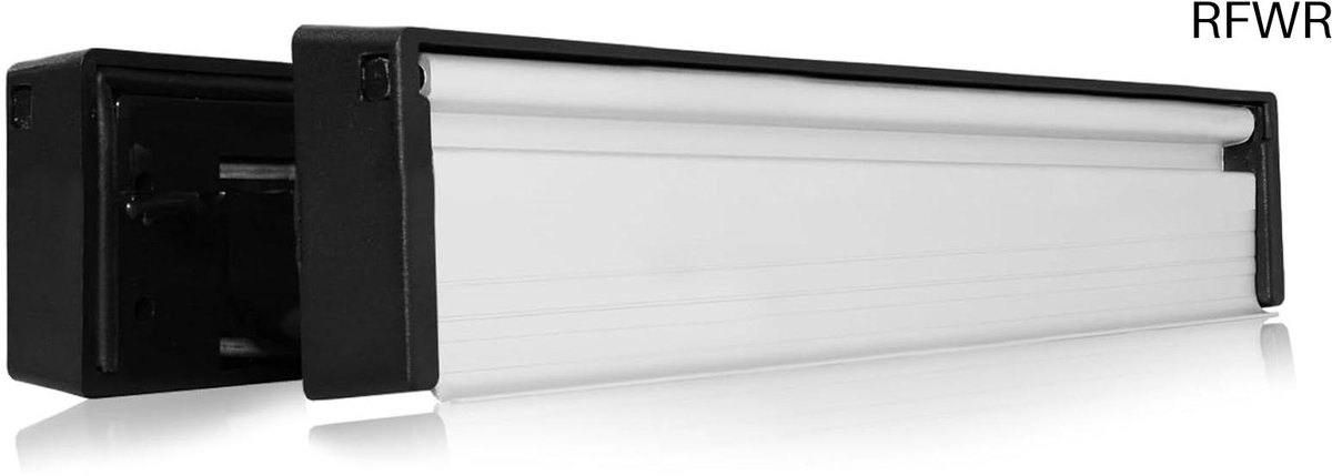 RFWR® Slimline 12" Tochtbestendige Brievenbus Met Telescopische Mouwen Voor Deuren 40-80mm