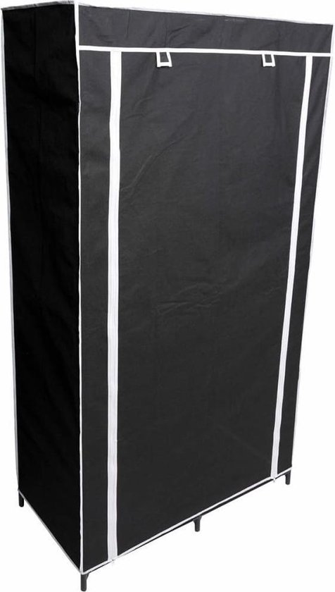 Perel stoffen kledingkast – 88 x 45 x 160 cm
