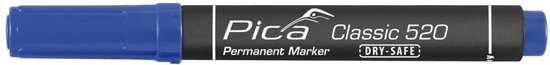 Pica 520/41 Permanent Marker - Rond - Blauw - 1-4mm
