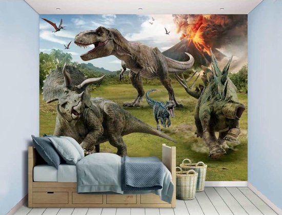doel Varken Kast Jurassic World XXL behang - Fallen Kingdom - Dinosaurus - Walltastic – 305  x 244 cm | bol.com