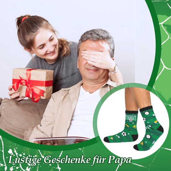 Allecto Plus - Grappige Sokken voor Heren | Vaderdag en Verjaardagscadeau | Mannen | Herensokken met Spreuk | Voetbalsokken | Kerstcadeaus | Eén Maat van Allecto Plus — afbeelding 5