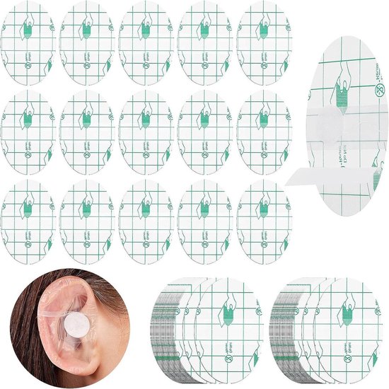 Oordoppen voor douche 60 stuks waterdichte oorbeschermers wegwerp zwemmen oordopjes volwassenen oorstickers voor mannen, vrouwen, surfen, snorkelen, watersport, oorbeschermers voor douche, douche