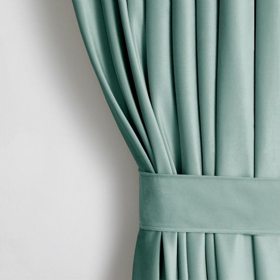 MIULEE Velours Gordijnen – Zachte en Luxe Kant-en-klare Gordijnen, Set van 2 Gordijnen voor Slaapkamer en Woonkamer, Thermisch Isolerende en Verduisterende Eigenschappen, 260x200 CM (HxB), Bruin