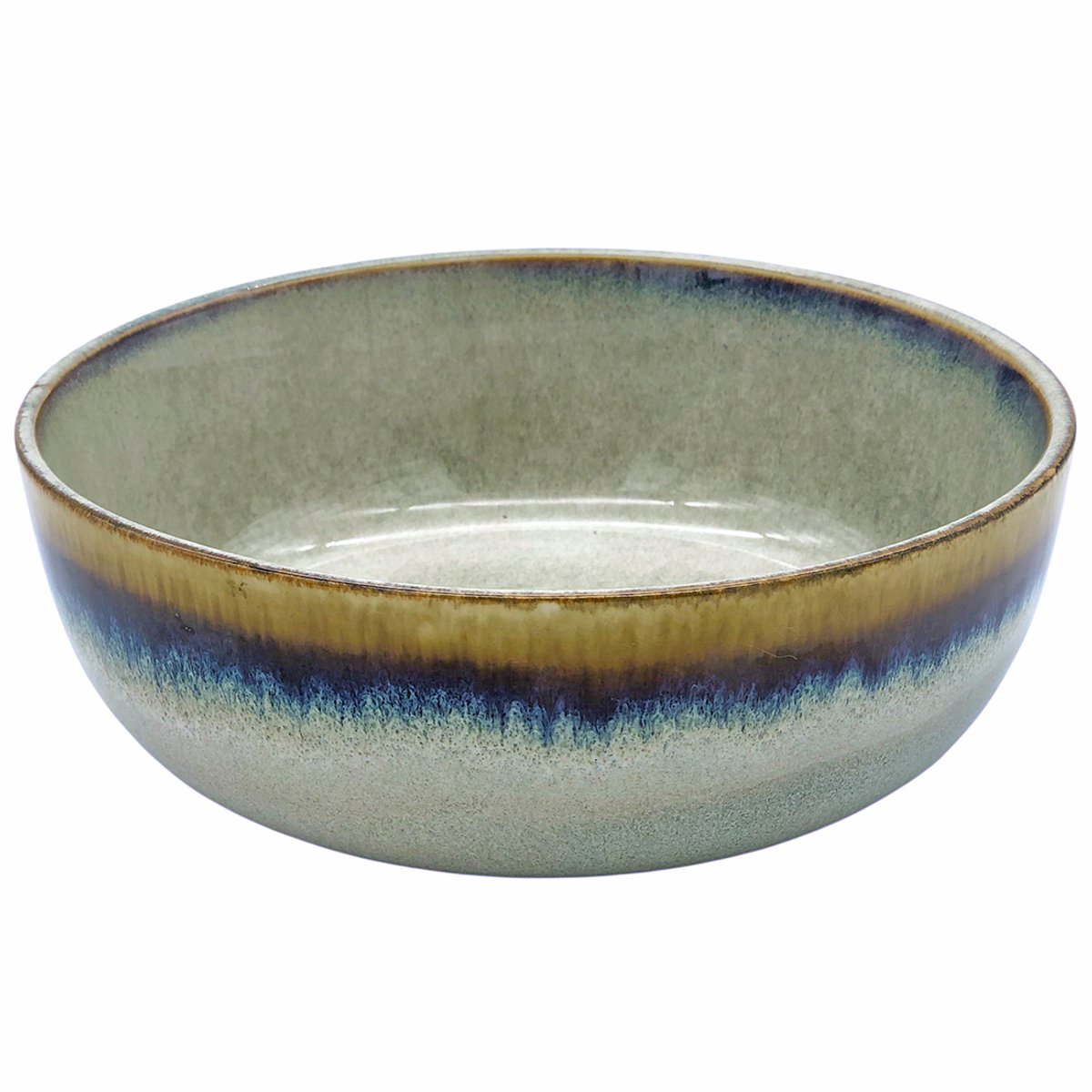Lavandoux - Kom - Reactief Glazuur - Ø16,5 x H6cm - Grijs - Set van 4