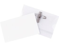 Naambadge Combiklem - 57x90 mm - 50 stuks - Naamkaartjes - Badge