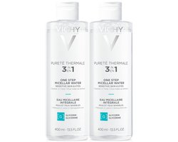 Vichy Pureté Thermale Micellair water - 2x400ml - Gevoelige huid