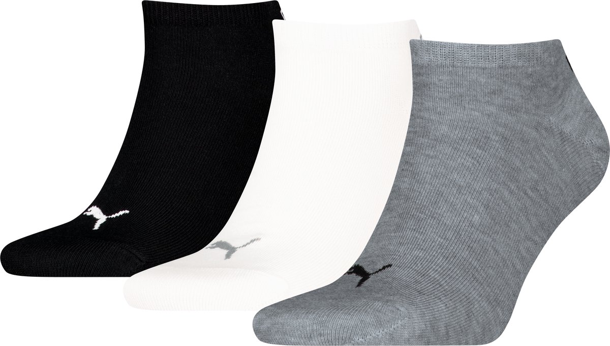 PUMA Sportsokken Heren- 46 cm 3 paar Sneaker Sokken mannen sokken Zwart