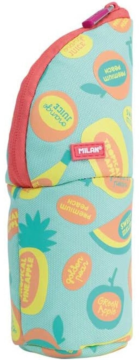 Schoolpennenzak Milan FRUTIKIS Groen Oranje 21 x 11,5 x 8 cm
