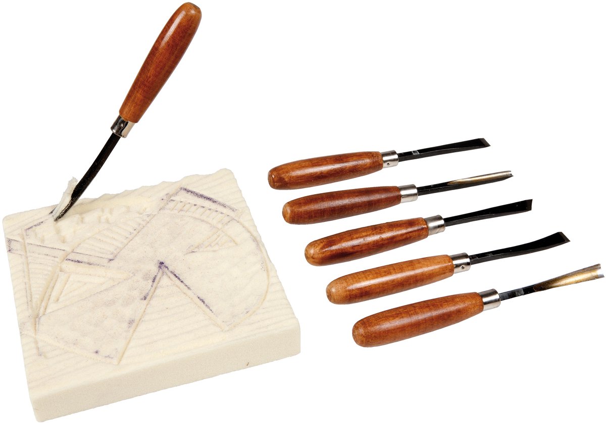 Speksteengereedschap | Gutsenset | 6 delig