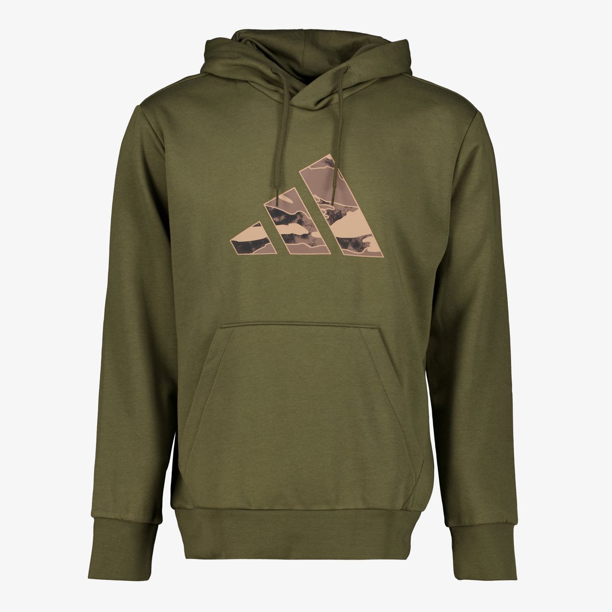 Adidas Camo 3B heren hoodie Groen