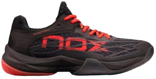 Nox AT10 Lux Heren - Sportschoenen - Padel - Smashcourt - Black/Red