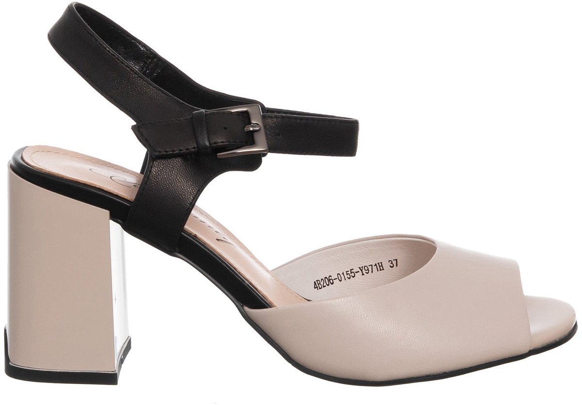 Zellini Kortney sandalen met enkelbandje, natuurlijk leer - 40