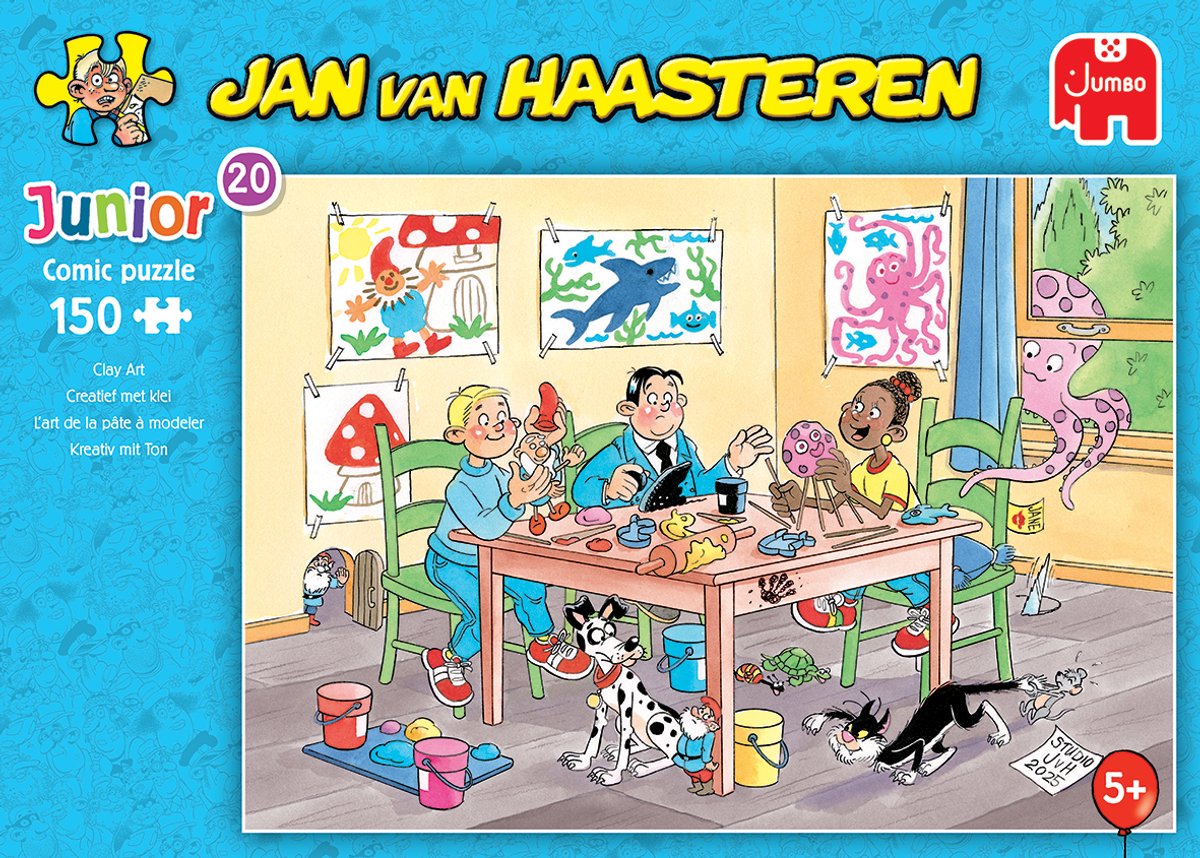 Jan van Haasteren Junior 20 - Creatief met klei - 150 stukjes puzzel - Legpuzzel voor kinderen - Vanaf 5 jaar — afbeelding 4