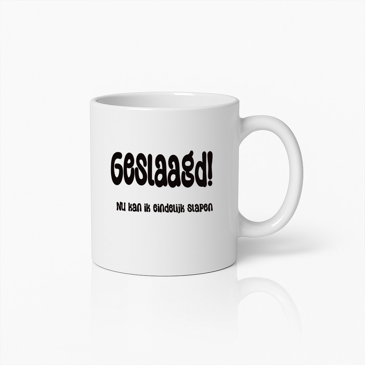 Geslaagd Viering Koffiemok – Eindelijk Tijd Om Te Ontspannen Cadeau