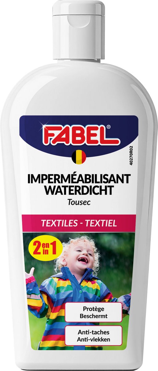 Fabel Tousec Waterdicht Stoffen - Maakt alle stoffen waterdicht zonder beschadiging - 250ml