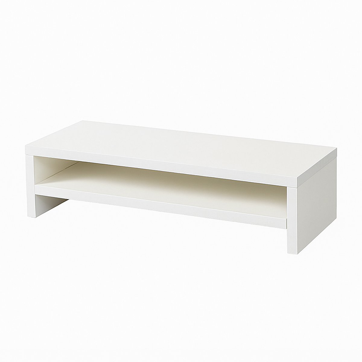 Monitorstandaard 2 Laags - 50cm x 20cm x 12cm - Wit