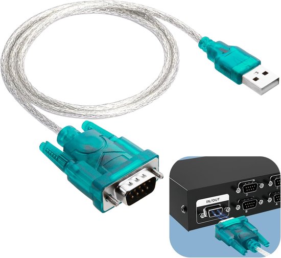 Adapter Usb Naar R232 Allecto Plus - USB naar RS232 seriële adapterkabel voor modems en GPS ...