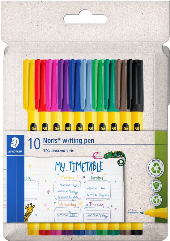 STAEDTLER Noris Bleistifte 121, Härtegrad 2B, 36 Stück
