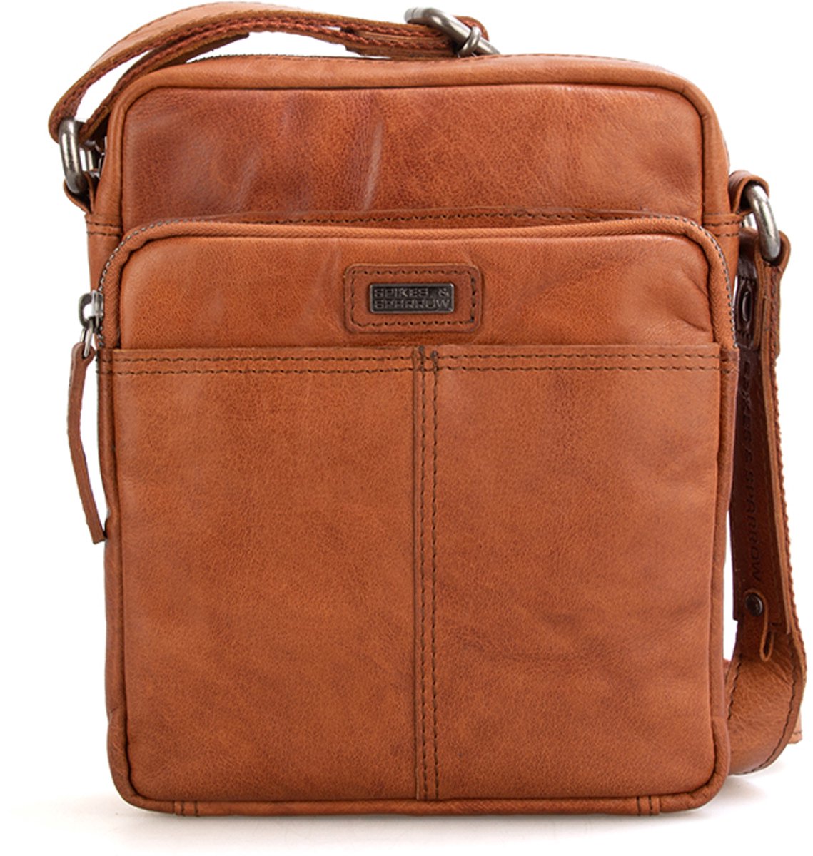Leren Crossbodytas - Vermont - Brandy Cognac