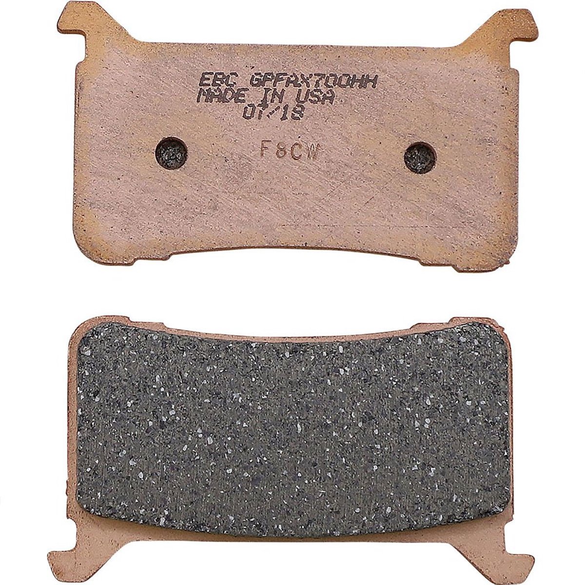 Ebc Gpfa Series Gpfax700hh Gesinterde Remblokken Goud