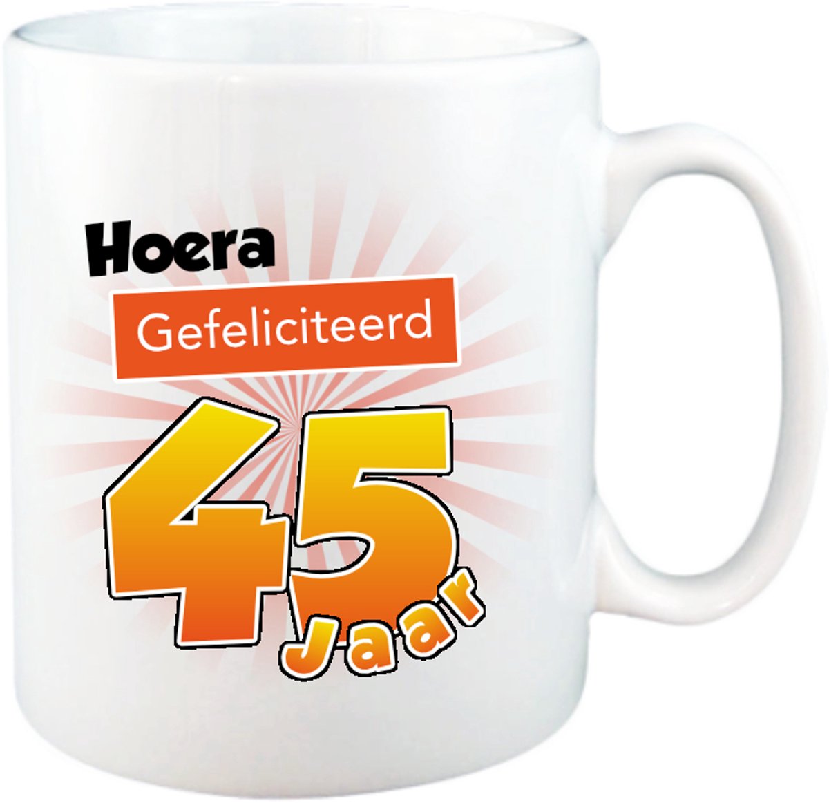 Mok 45 Jaar - Verjaardagscadeau 45 Jaar