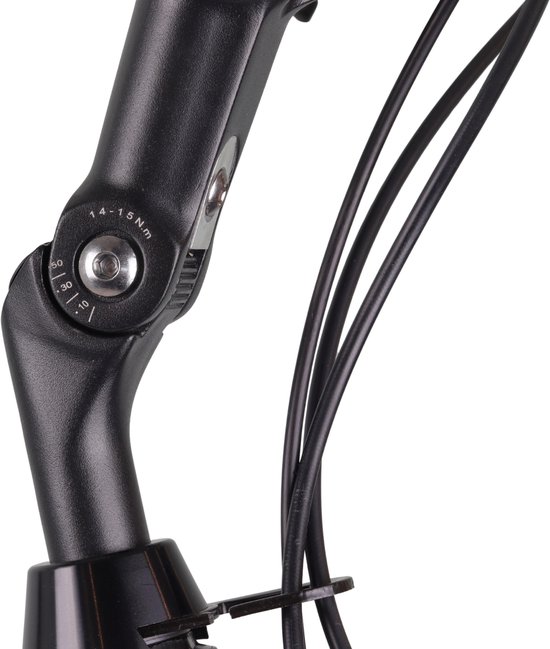 Altec Damesfiets Omega 28 Inch 55 cm Dames 7V Hydraulische schijfrem Matzwart van Altec — afbeelding 5