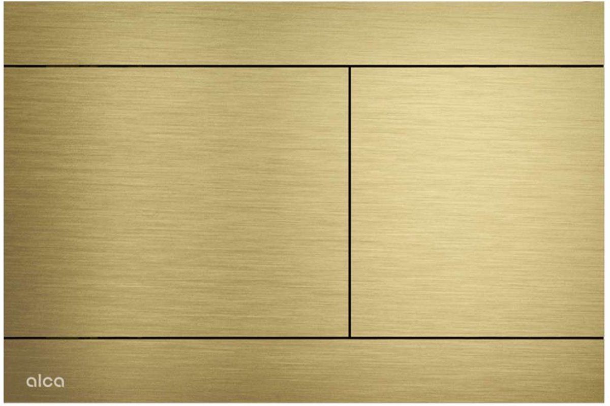 Alcadrain Flat - Bedieningsplaat, geborsteld goud FUN-G-B