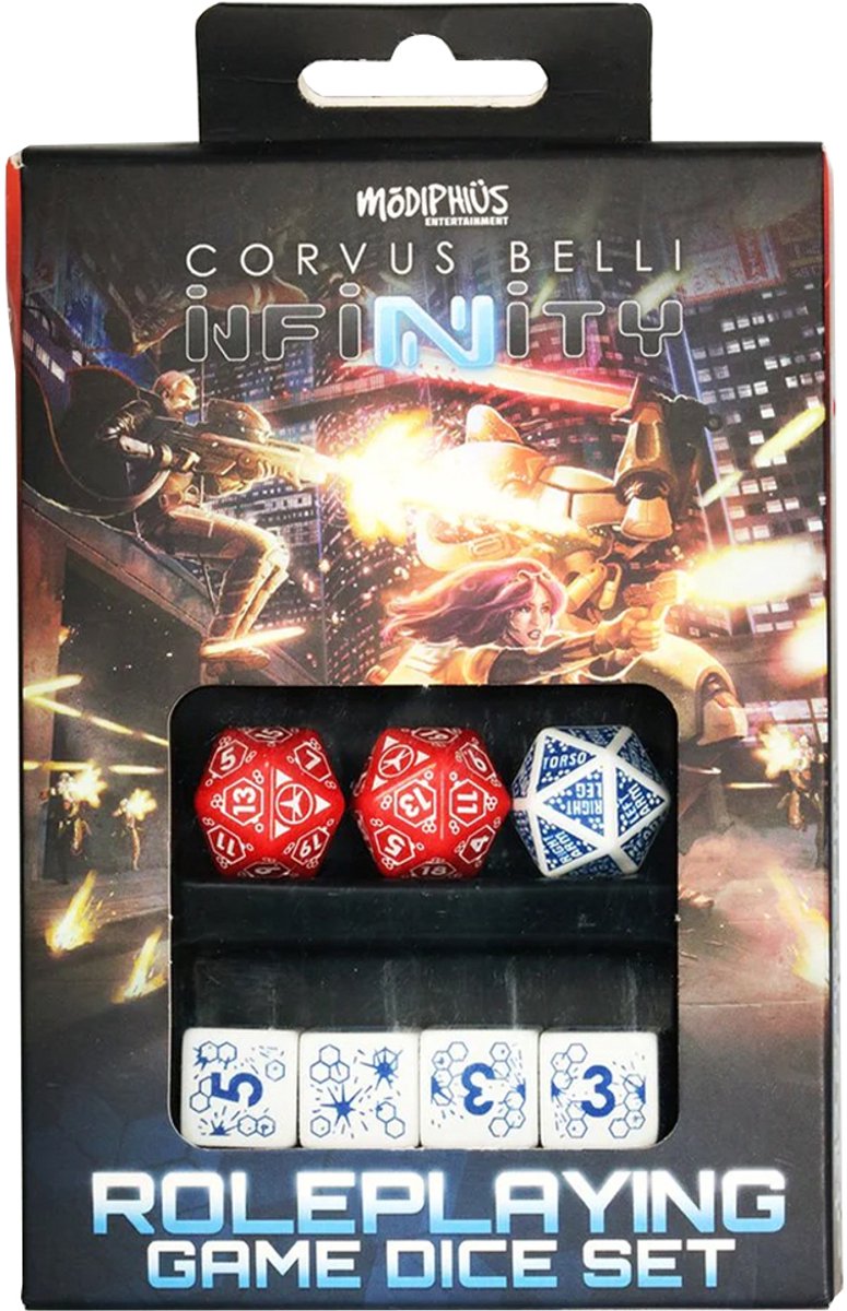 Infinity RPG: Nomads Dice Set - RPG Accessoire - Modiphius Entertainment