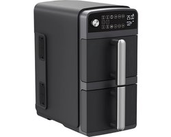 Mini oven - Grill rooster - Bakplaat - Airfryer - Voor Gezond en Snel Koken - Met 11 Programma’s - 1800W, LED-scherm, 5 Accessoires Inclusief Draaispit & Receptenboek