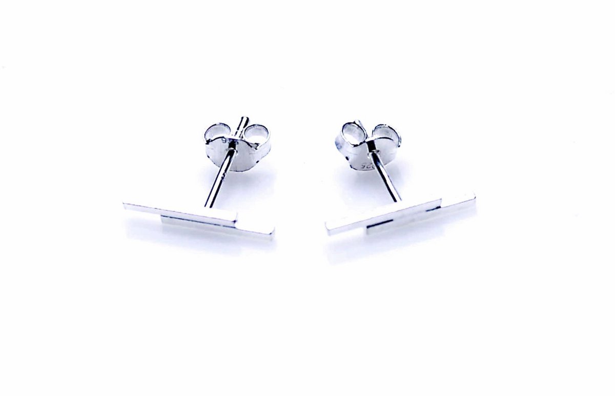 Karma Symbols oorbel M1541 Double Square