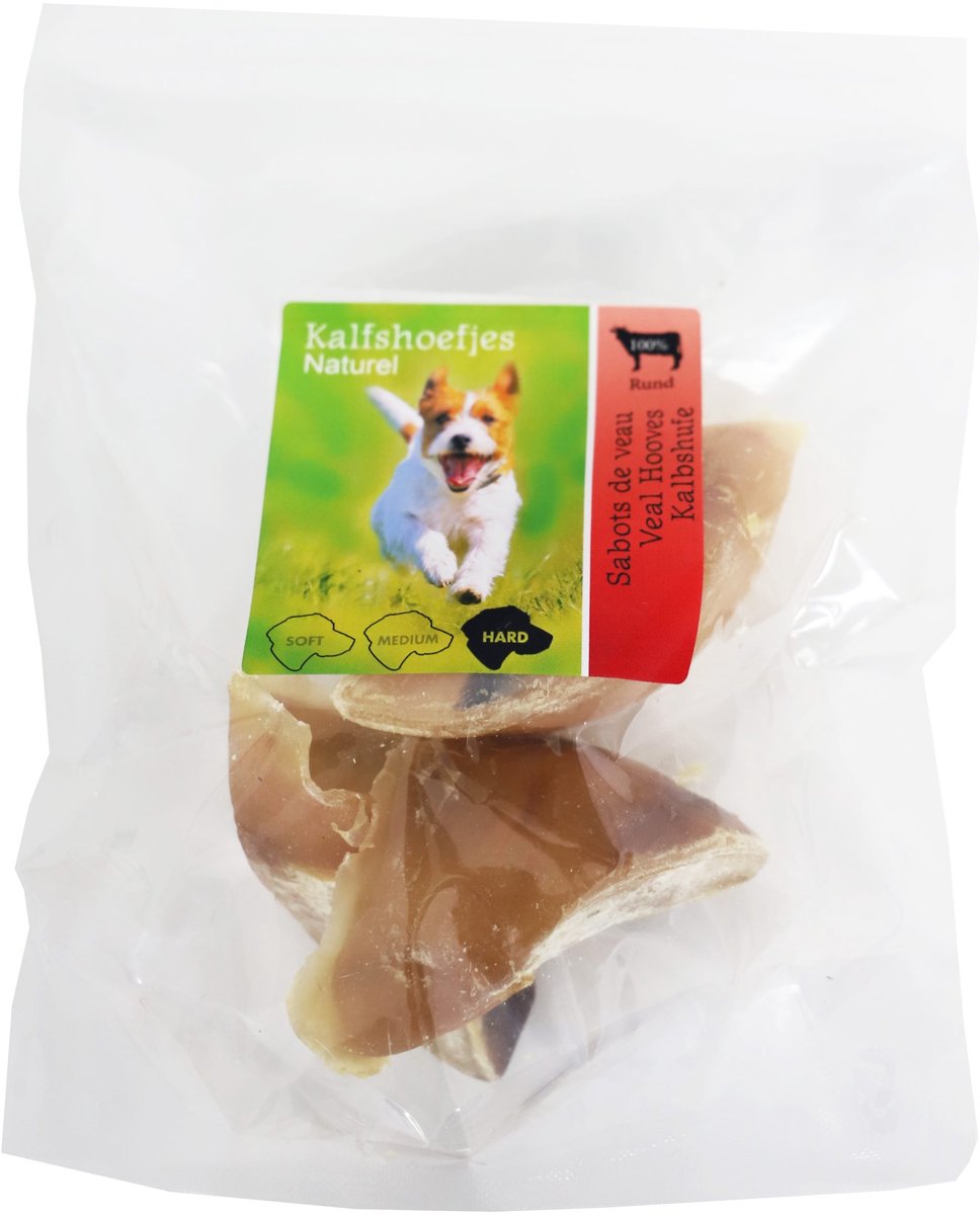De Boon Natuurlijke Snack - Kalfshoefjes Naturel - zak van 3 stuks