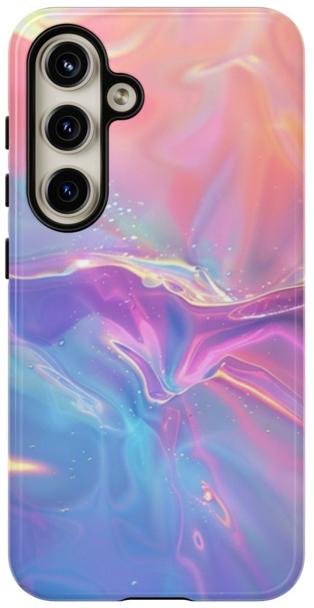 Holografisch Gradient Abstract Ontwerp – Telefoonhoesje Geschikt voor Samsung Galaxy S24