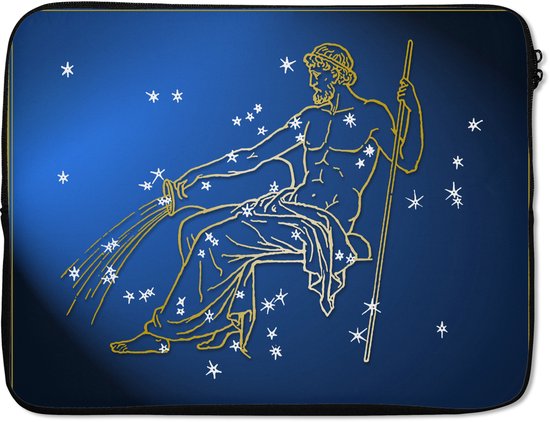 Housse pour ordinateur portable 15 pouces 38x29 cm - Signes du zodiaque - Housse pour Macbook & Laptop Une illustration du signe du zodiaque Waterman - Housse pour ordinateur portable avec photo