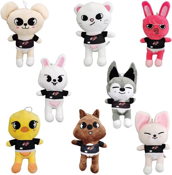 Stray Kids Skzoo Plush - Wolf Chan & alle 8 leden - Zacht pluche | bol