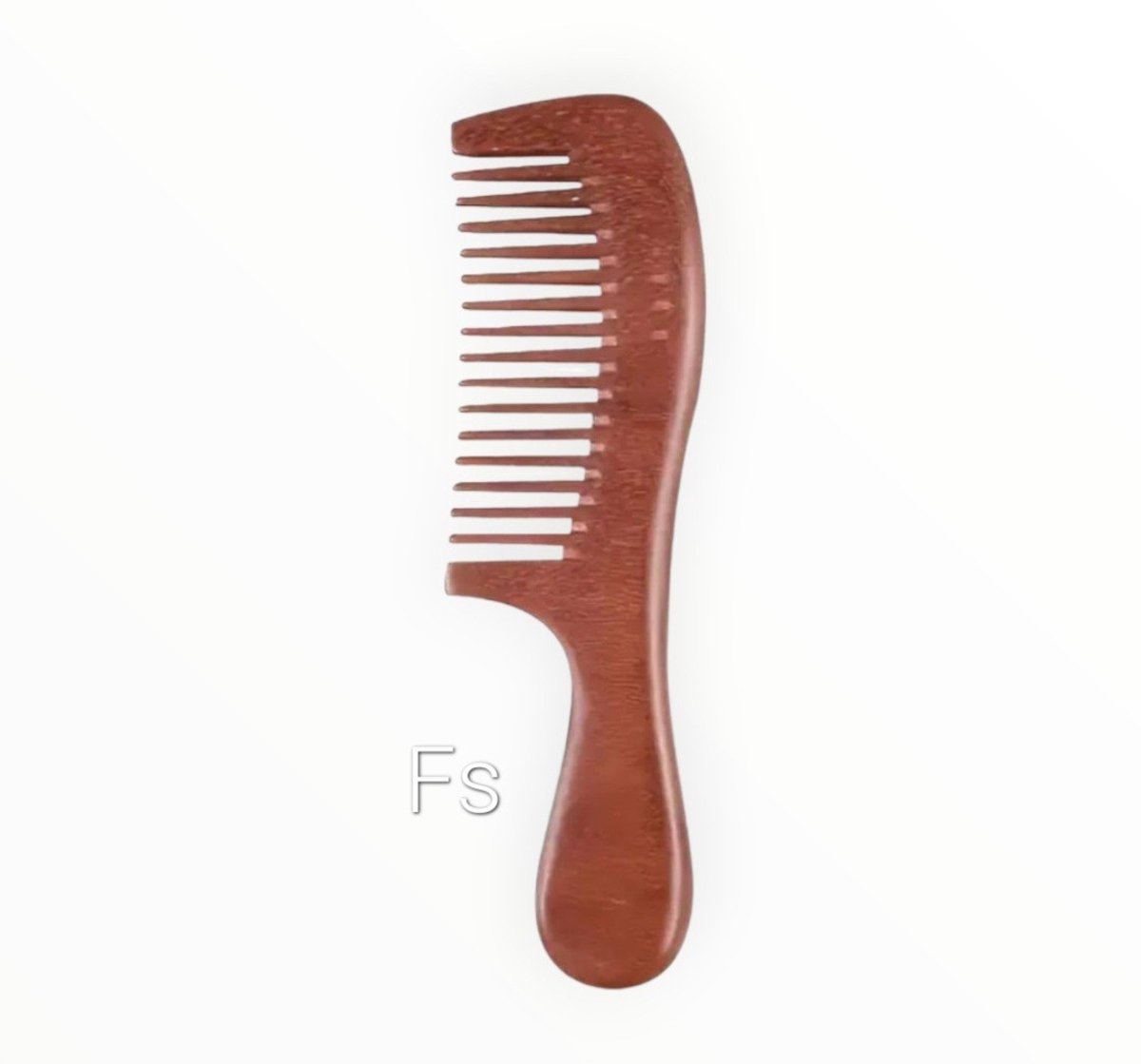 Houten kam- Grove Kam van Sandelhout – Luxe Houten Kam voor Alle Haartypen, Waves & Pruiken – Antistatisch & Natuurlijk – Hoofdmassage Kam- Frazimashop
