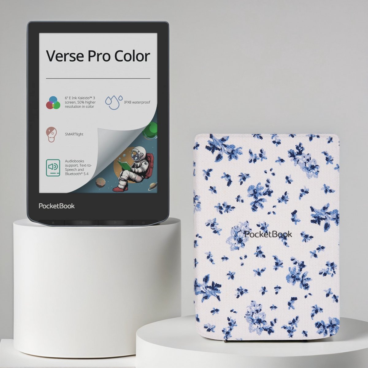 PocketBook Verse Pro Color - Stormy Sea + Bloemen PocketBook