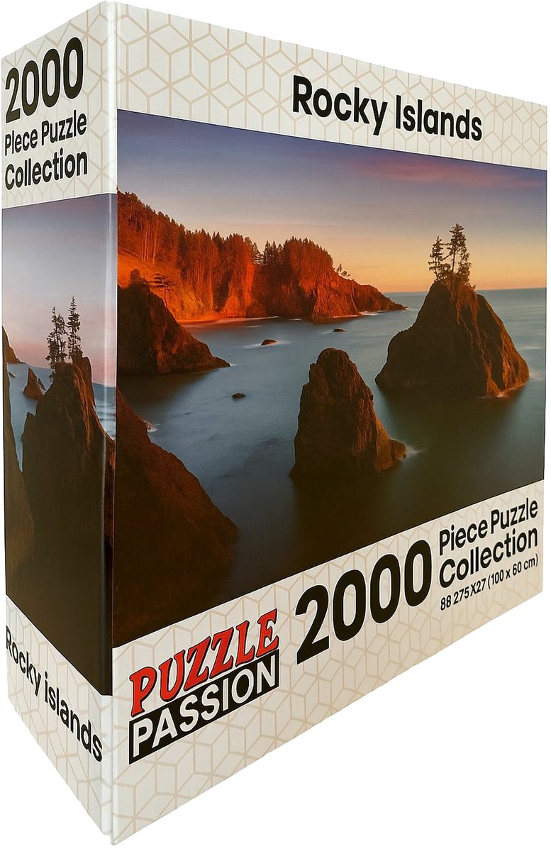 Puzzle Passion – Rocky Islands – Legpuzzel 2000 Stukjes – 100 x 69 cm