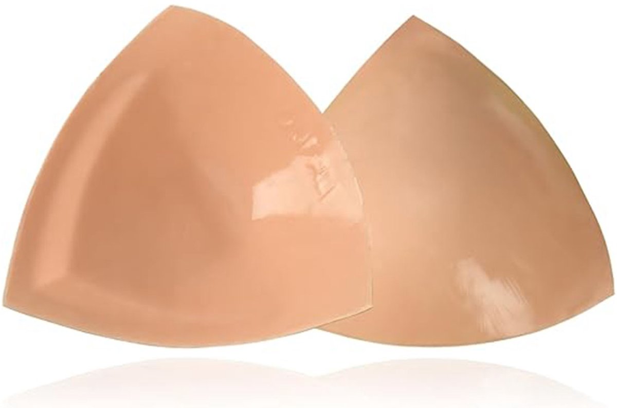 Vitdipy - Plak BH - XL-code - Onzichtbare Push Up Bh Zelfklevende - Beha Backless Strapless - Gel sticky Solid - Cup-J/K/L/M/N - Herbruikbaar & Antislip - Beige