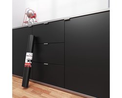 Zelfklevend Behang - Matzwart - Eenvoudige Installatie