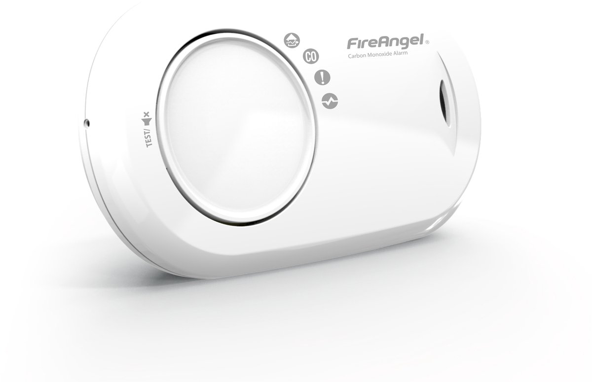 FireAngel FA3820-EUX10 Koolmonoxidemelder Incl. batterij (10 jaar) werkt op batterijen Detectie van Koolmonoxide